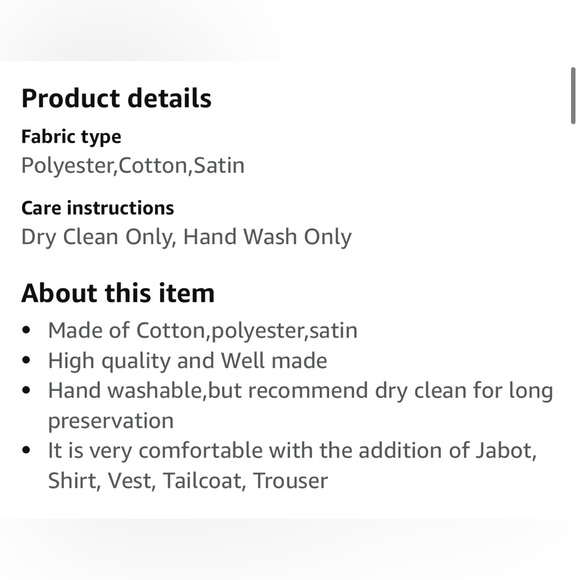 18th centry costume/cosplay - Picture 4 of 8